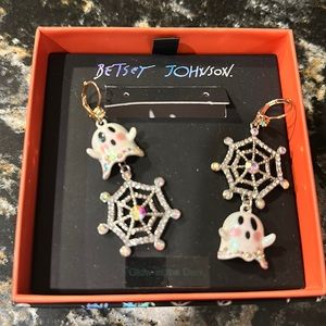 Full ghost earrings by Betsy Johnson